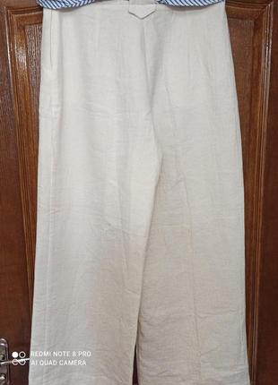 Blukey італія шикарні літні штани палаццо р. 40-46,  m, пот 42 см***5 фото