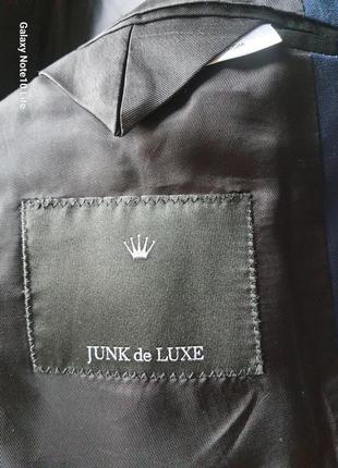 Junk de luxe португалия стильный мужской пиджак 100%  wool «super 120 s.»2 фото