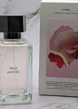 Zara true amore (into the floral) женская парфюмированная вода4 фото