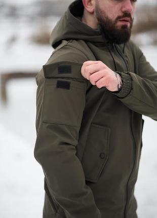 Легка весняна куртка вітровка softshell чоловіча демісезон, преміум якість4 фото
