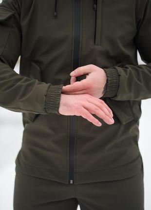 Легка весняна куртка вітровка softshell чоловіча демісезон, преміум якість7 фото