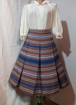 Брендова пишна юбка міді2 фото