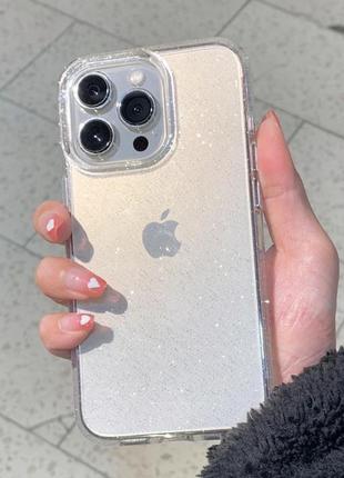 Сріблястий чохол на iphone 114 фото