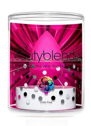 Набор спонж beautyblender (розовый) + средство для очищения спонжа solid1 фото