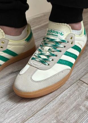 Мужские кроссовки adidas samba wales bonner трендовые адидас самба велс бонер кеды a-10024 фото