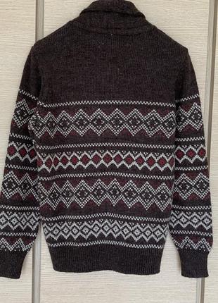 Пуловер шерстяной плотный мужской  tommy hilfiger размер l6 фото
