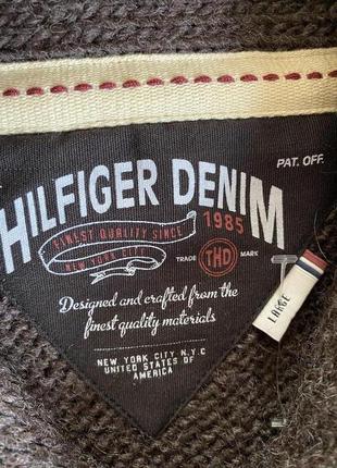 Пуловер шерстяной плотный мужской  tommy hilfiger размер l9 фото