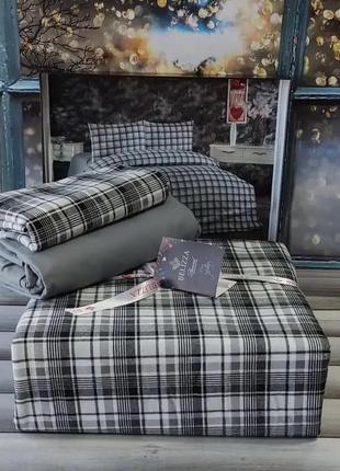 Постель фланель постельное белье семейный размер