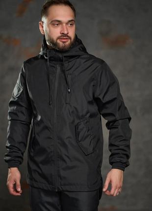 Легкая весенняя мужская куртка ветровка softshell демисезон, премиум качества