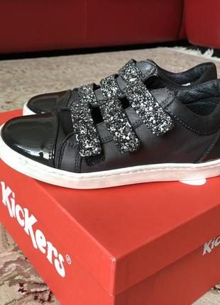 Шкіряні кеди kickers 31 розмір!