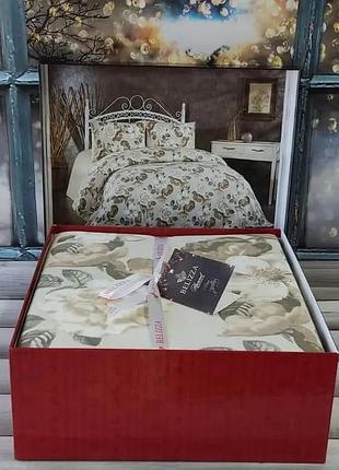 Постільна білизна полуторка постіль полуторний розмір фланель