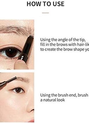 Олівець для брів з щіточкою etude house drawing eye brow 014 фото