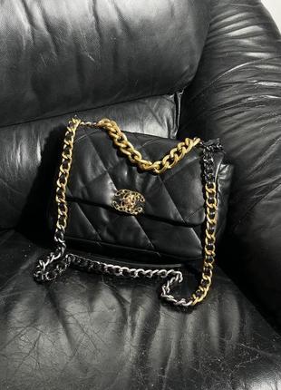 👜 chanel 19 handbag black