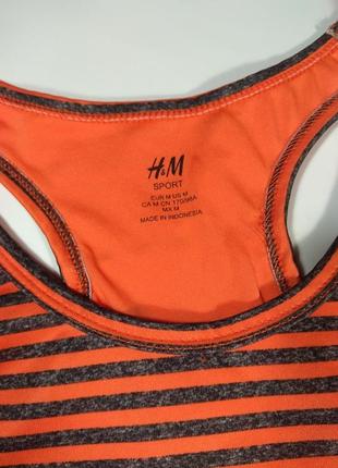 Яркий спортивный топ бюстгальтер с красивой спинкой на подкладке h&amp;m sport ❤️3 фото