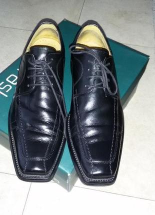 Кожаные туфли claudio conti, размер 42 (29см)1 фото