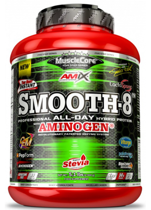 Протеїн amix nutrition musclecore smooth 8 protein 2.3 кг пиріг баноффі