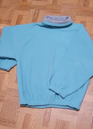 Світшот жіночий бірюзовий оверсайз італія розмір s-m-l