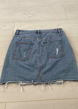 Современная джинсовая юбка2 фото