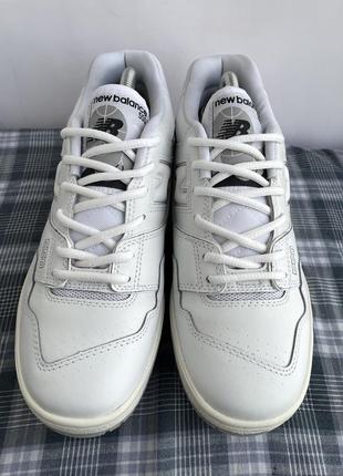 Мужские (женские) кроссовки new balance 550 white grey glff424 фото