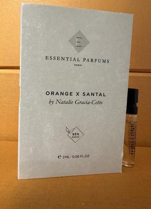 Оригинальная парфюмированная вода essential parfums orange x santal пробник