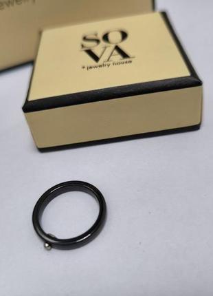 Sova. кольцо керамика и бриллиант. размер 17. полный комплект сова.3 фото