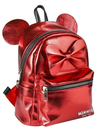 Рюкзак minnie mouse red casual fashion faux-leather backpack