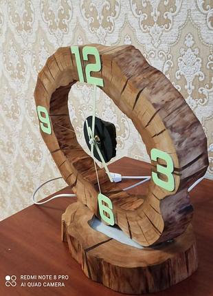 Часы ручной работы. с подсветкой