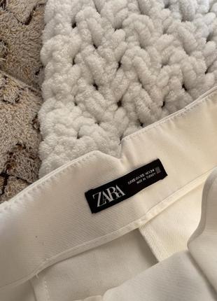 Брюки zara / zara брюки / штаны белые женские новые / брюки белые женские брендовые2 фото