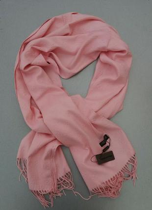 Шарф жіночий кашеміровий llouis vuitton рожевий