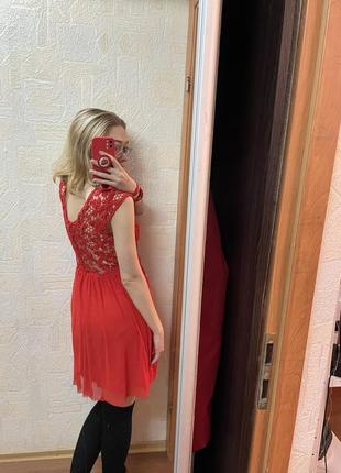 Червона жіноча сукня м-л розмір3 фото