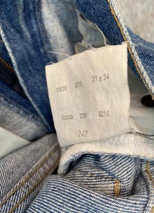 Сині джинси levi's 6308 фото