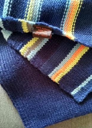 Новый вязаный свитер с шарфом reputation, сша, мальчику на 2 3 4 года7 фото