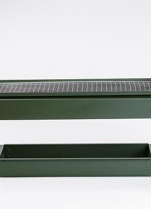 Складной мангал с решеткой 51.5×23×25 (см) портативный, съемное дно