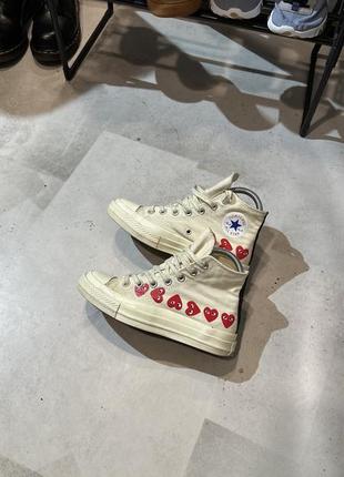 Кеди converse x comme des garcons2 фото