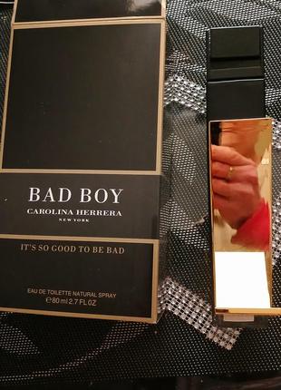 Хит! культовый парфюм-новинка carolina herrera bad boy 100ml новый!!!