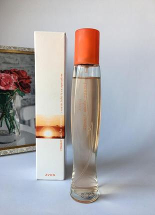 Туалетна вода avon summer white sunset, 50 мл ейвон