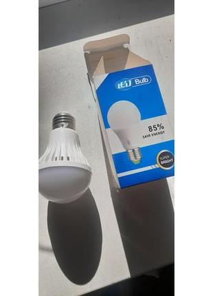 Лампа светодиодная с датчиком звука и освещенности e27, 7w led