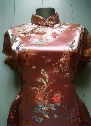 Платье кимоно в китайском японском стиле10 фото