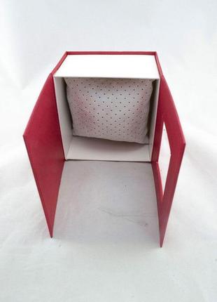 Коробка подарункова для наручного годинника картонна червона (код: 12833)3 фото