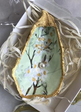 Handmade богемні піали-устриці для зберігання прикрас, дрібниць