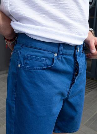 Шорты джинсовые мужские синие короткие. стиль "old money". элегантные, идеальные на лето!1 фото