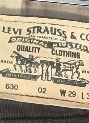 Оригінальні вельветові джинси levi's made in usa5 фото