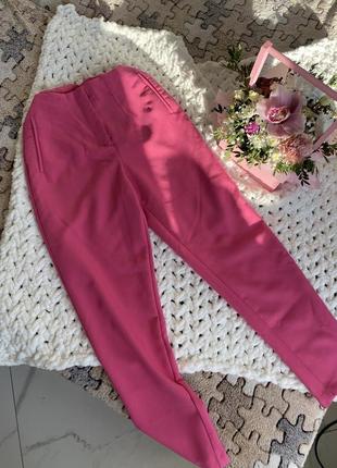Брюки розові / брюки розові / брюки жіночі / брюки жіночі розові класичні / обмін8 фото