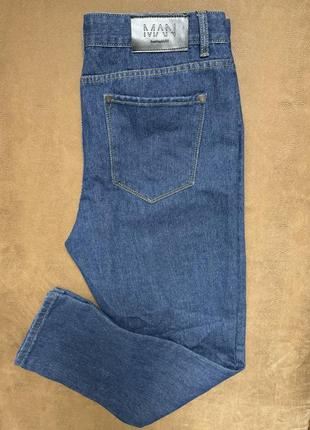 Boohoo man джинси  нові завезені темно-сині оригінал1 фото