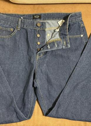 Boohoo man джинси  нові завезені темно-сині оригінал10 фото