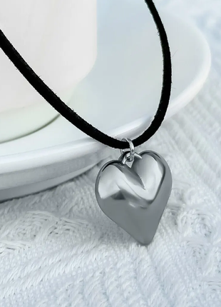 Кулон серце срібло6 фото