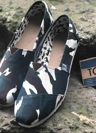 Чоловічі літні чорні еспадрильї з принтом toms, туреччина