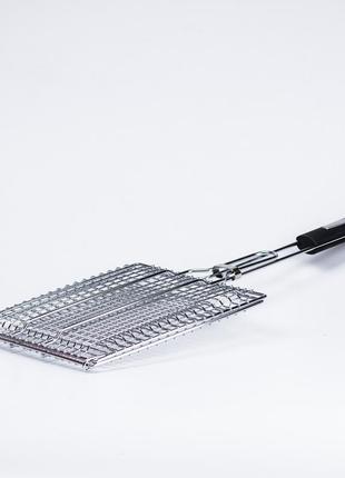 Решетка гриль для мангала 24х24х4 (см) - решетка для барбекю из нержавеющей стали