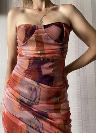 Трендова сукня з сіткою2 фото