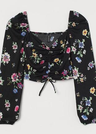 Новая цветочная блуза h&amp;m